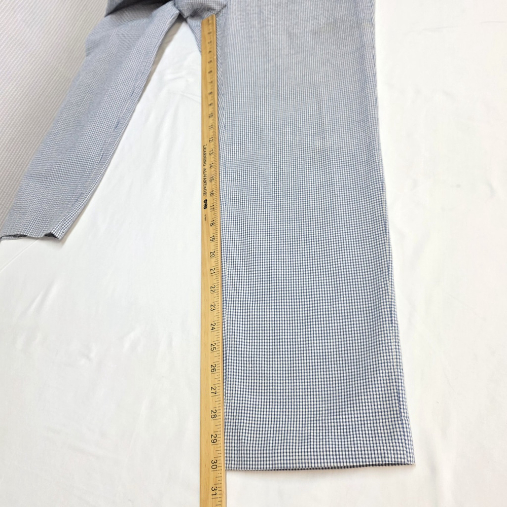 Ivy Heritage Ralph Lauren Pants Men 34x32 Blue Check Cotton Country Club Summer - Picture 5 of 14